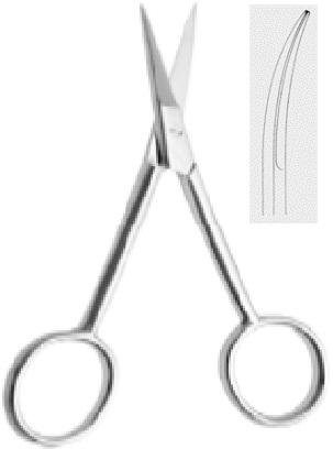 Ножиці препараційні, гострий/гострий (вигнуті)